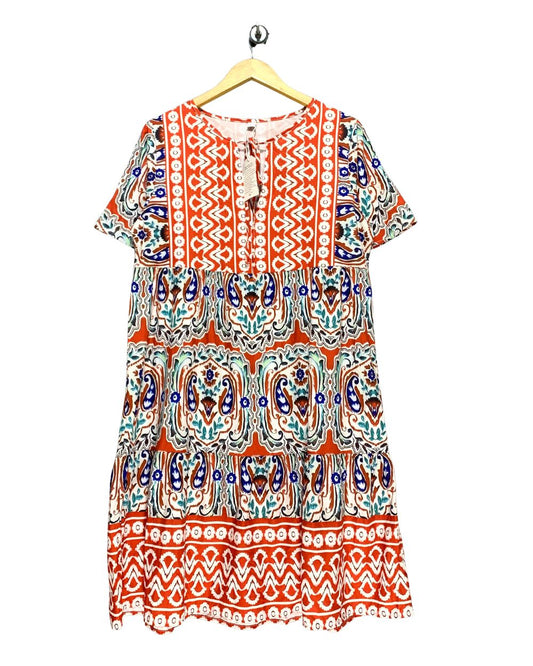 Made With Love Orange For Women Dresses L