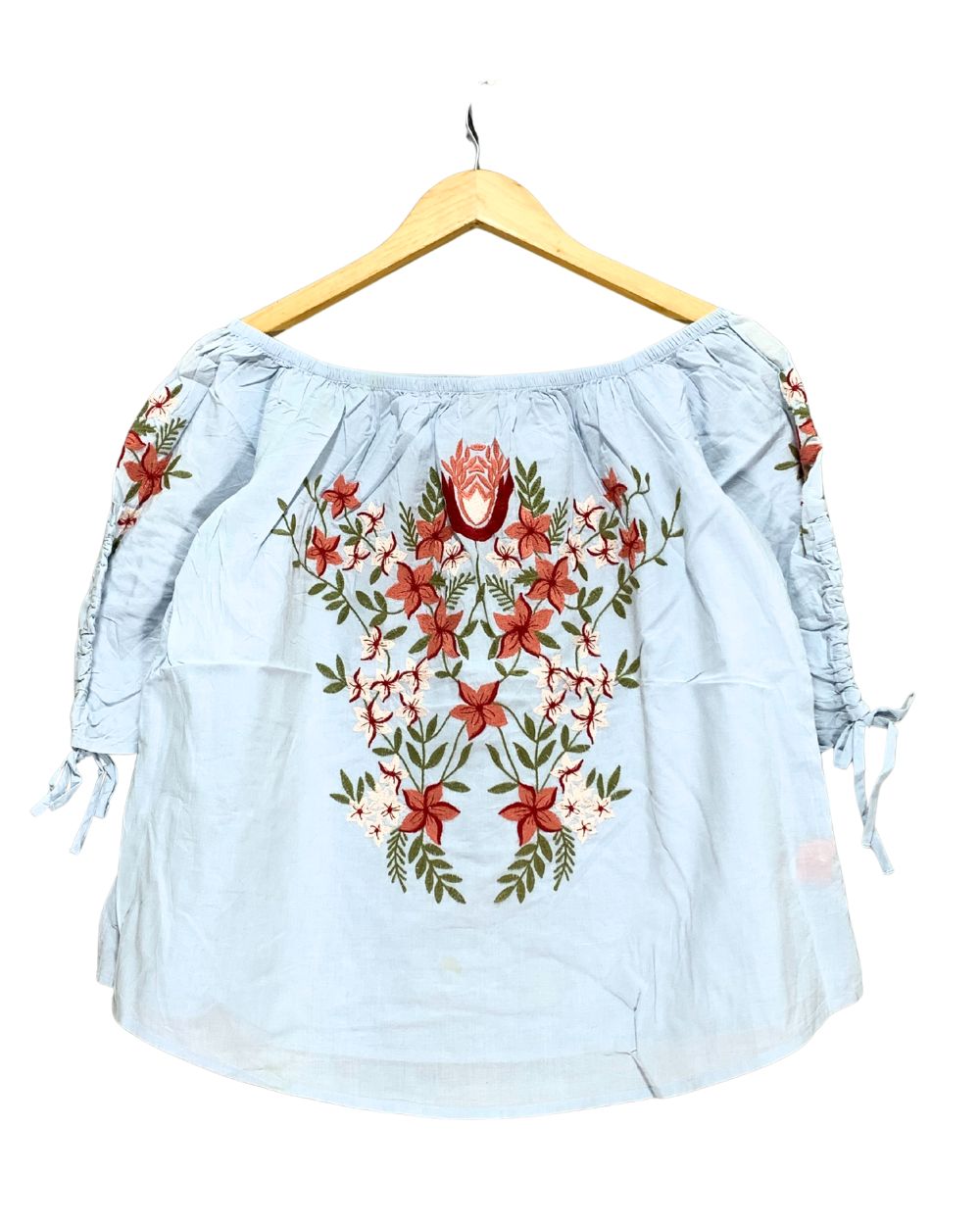 Hinge Blue For Women Crop Top XS