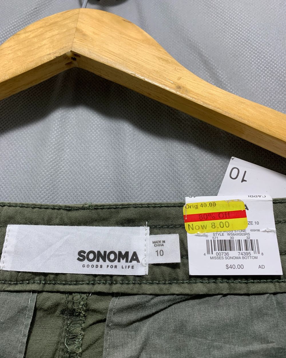 Sonoma Green Jeans For Women L