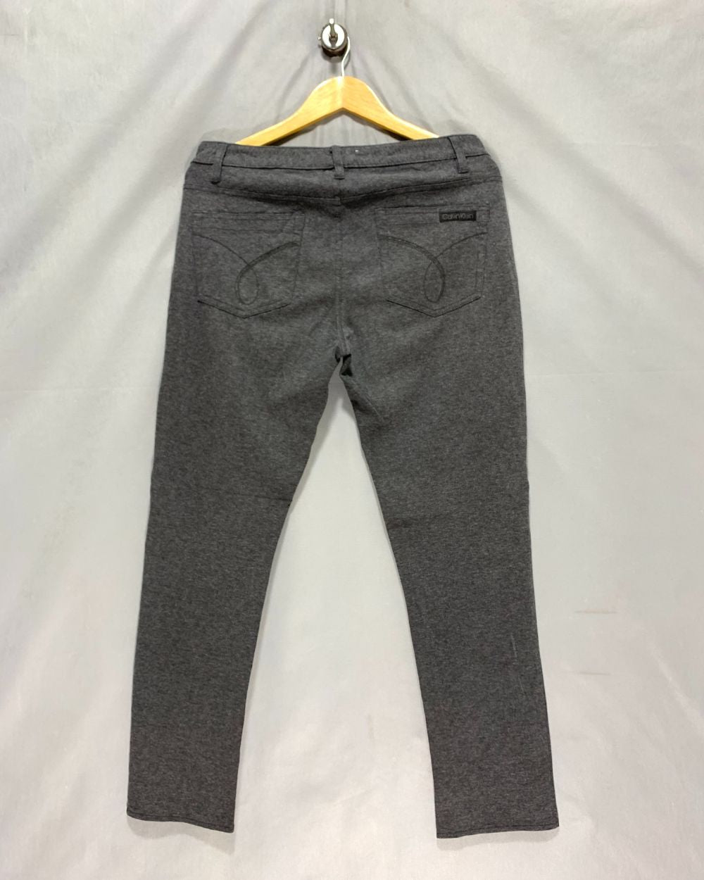 Calvin Klein Gray Jeans For Women L