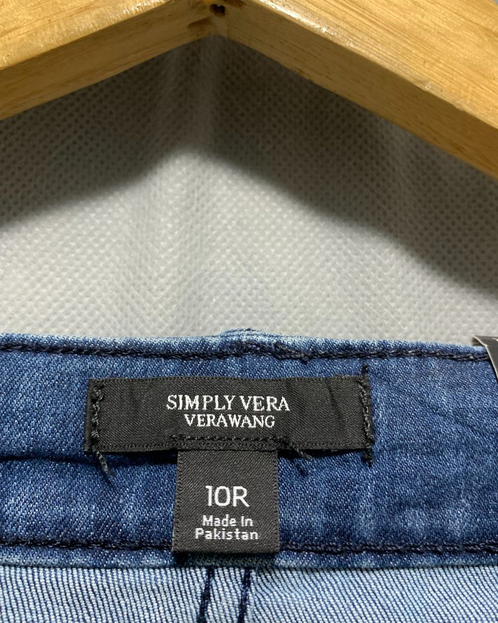 Vera Wang Blue Jeans For Women L