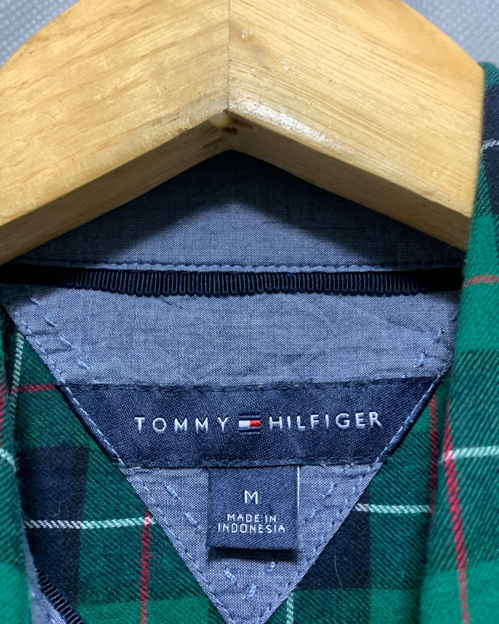 Tommy Hilfiger Green For Women Top Shirt M