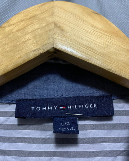 Tommy Hilfiger Gray For Women Top Shirt L