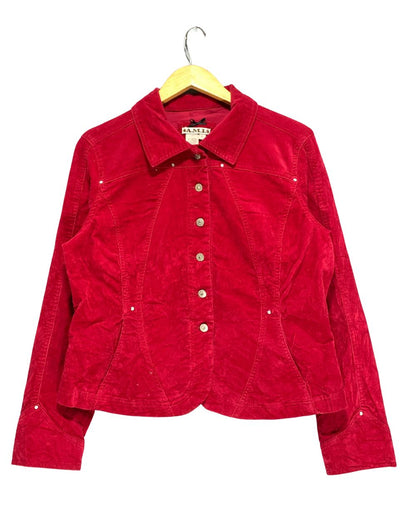 AMI Maroon Jacket For Women L