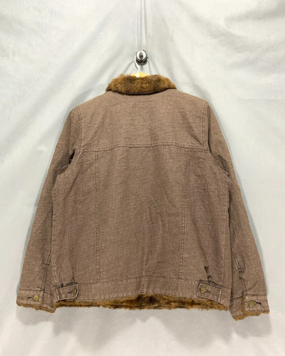 Denim & Co Brown Jacket For Women L