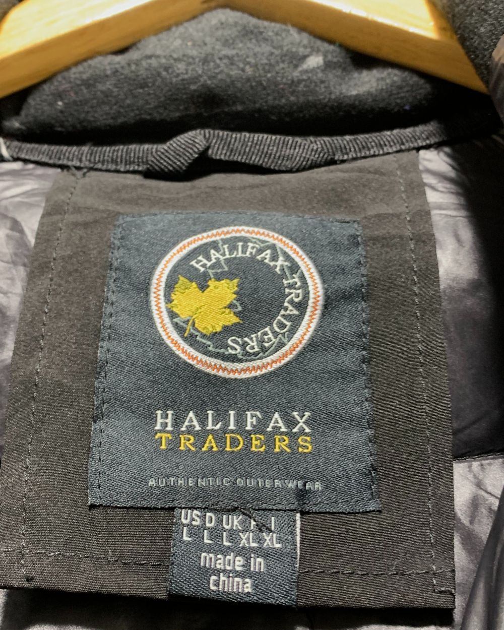 Halifax Traders Black Jacket For Women L