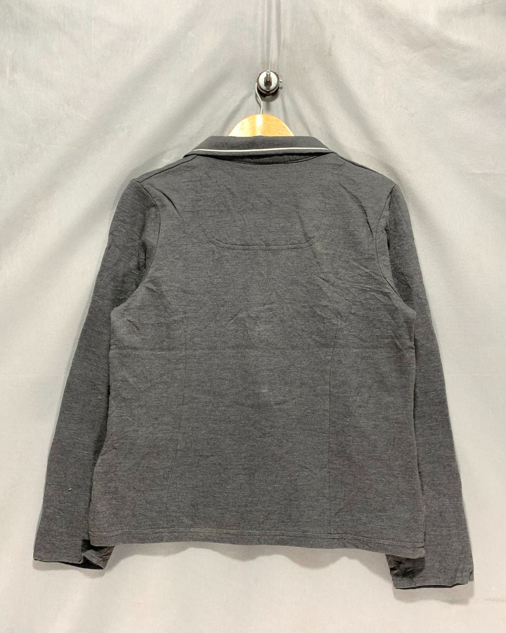 Majestic Gray Jacket For Women L