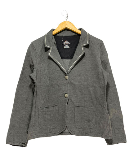 Majestic Gray Jacket For Women L