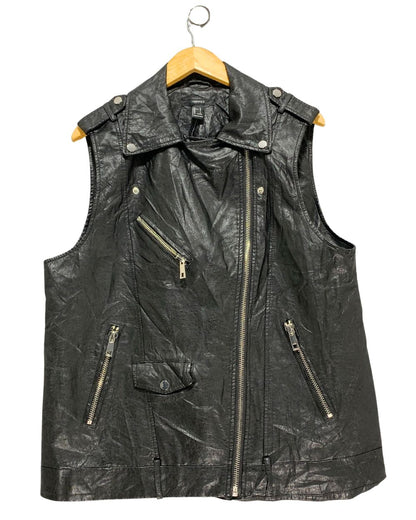 Forever 21 Black Vest Jacket For Women L