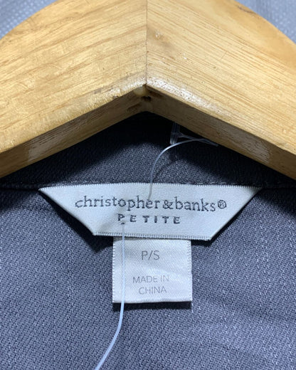 Christopher & Banks Gray Jacket For Women S