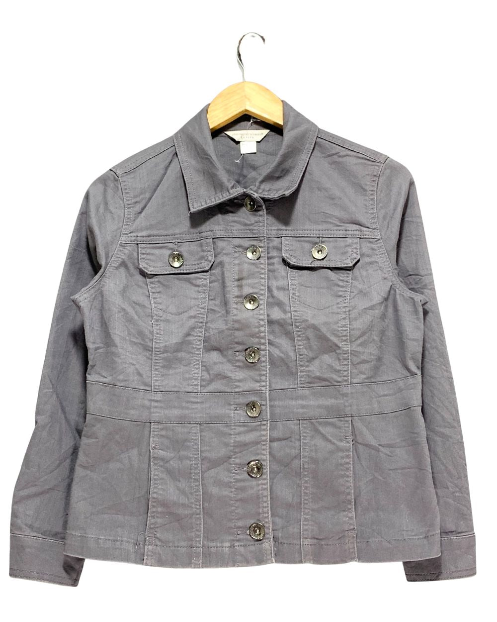 Christopher & Banks Gray Jacket For Women S