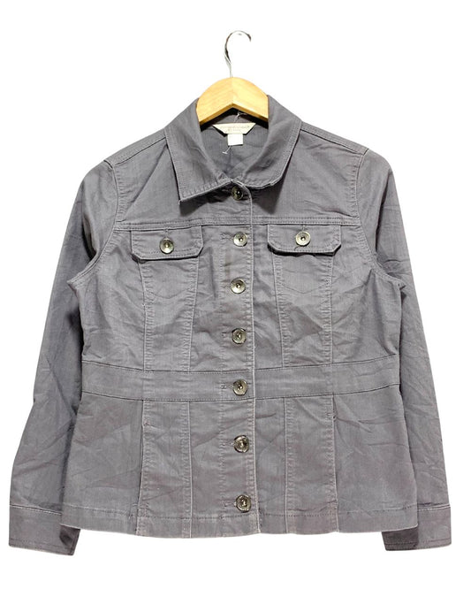 Christopher & Banks Gray Jacket For Women S