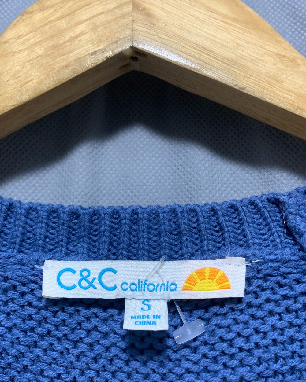 C&C California Blue Sweater For Women S