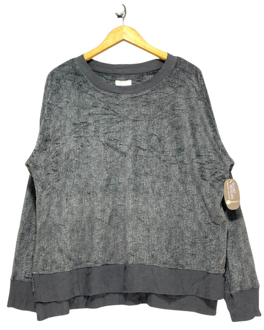 Secret Treasures Gray Sweatshirt For Women Large