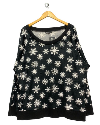 Followme Black Sweatshirt For Women 3X Large