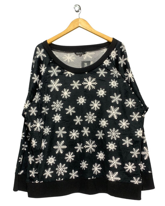 Followme Black Sweatshirt For Women 3X Large