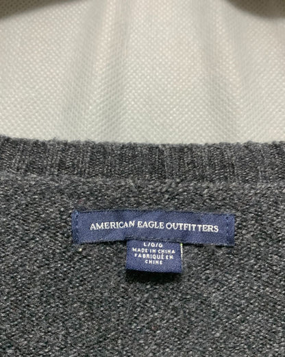 American Eagle Gray Sweater For Women Large