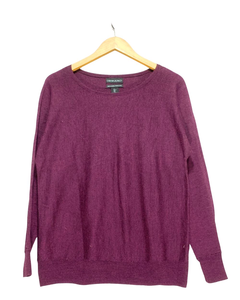 Cynthia Rowley Purple Sweater For Women Large