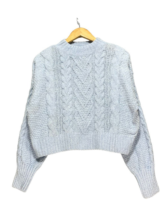 Hippie Rose Blue Sweater For Women M