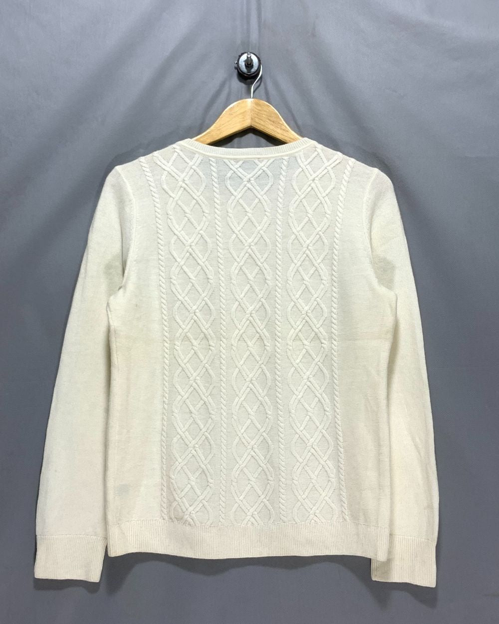 Talbots Cream Sweater For Women Large