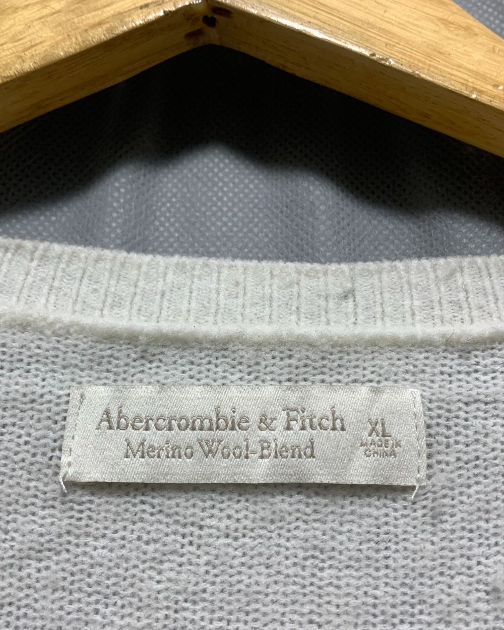 Abercrombie Cream Sweater For Women X Large