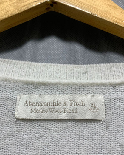 Abercrombie Cream Sweater For Women X Large