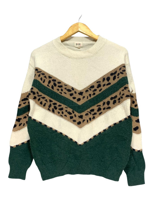 BiBi Cream Sweater For Women M