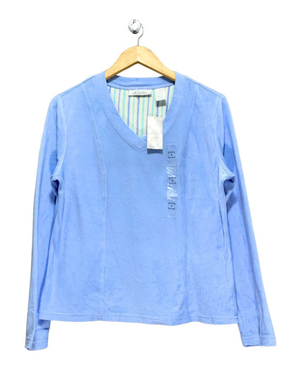 Intimate Essentials Blue Sweater For Women S