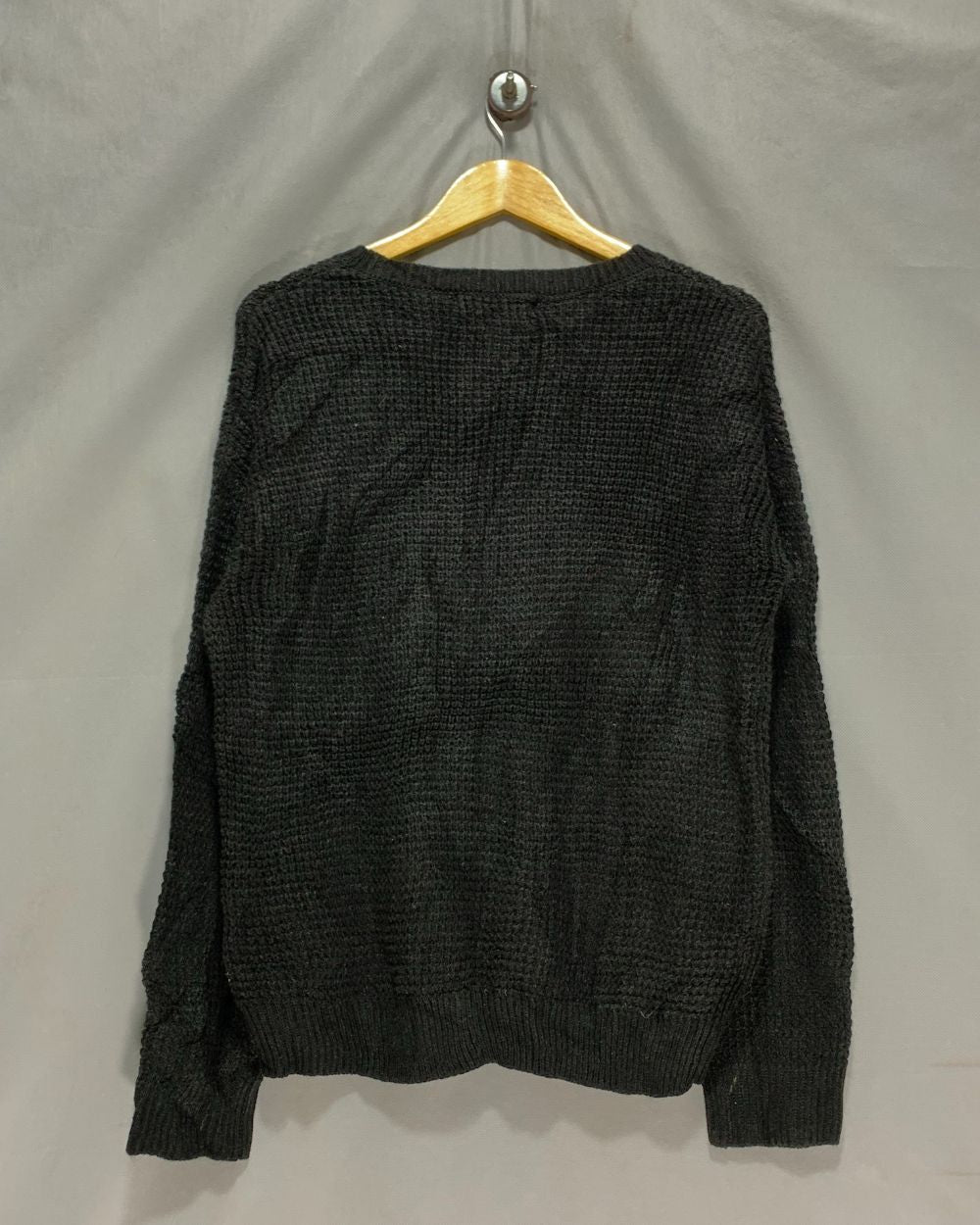Merokeety Black Sweater For Women M