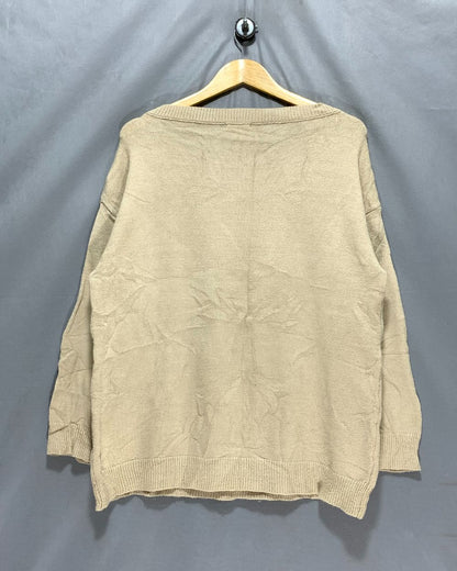 Andthewhy Brown Sweater For Women M