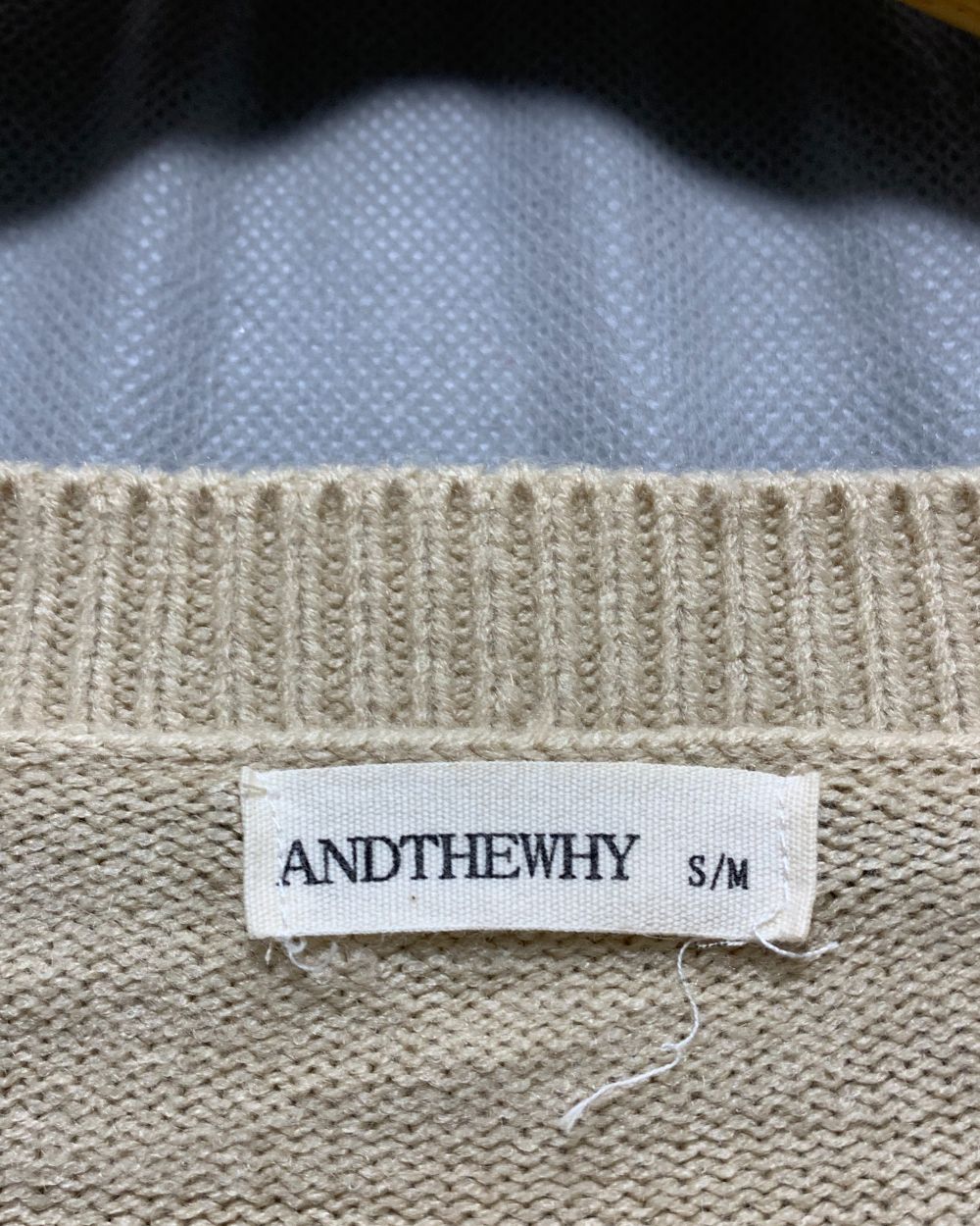 Andthewhy Brown Sweater For Women M