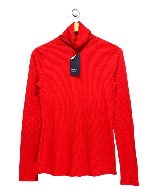 Crown & ivy Red Sweater For Women S