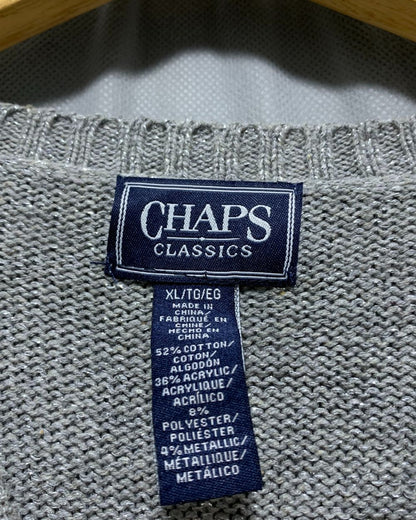 Chaps Gray Sweater For Women X Large