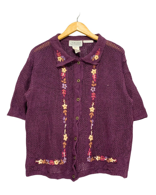 Jantzen Purple Sweater For Women XL