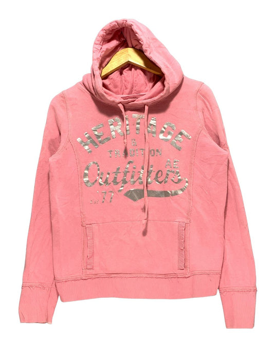 American Eagle Pink Hoodie For Women M