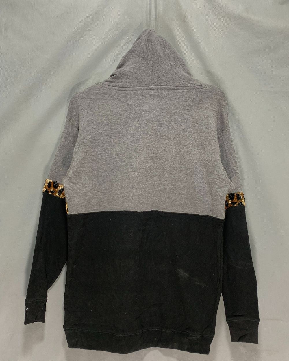 Pink Black Hoodie For Women XS