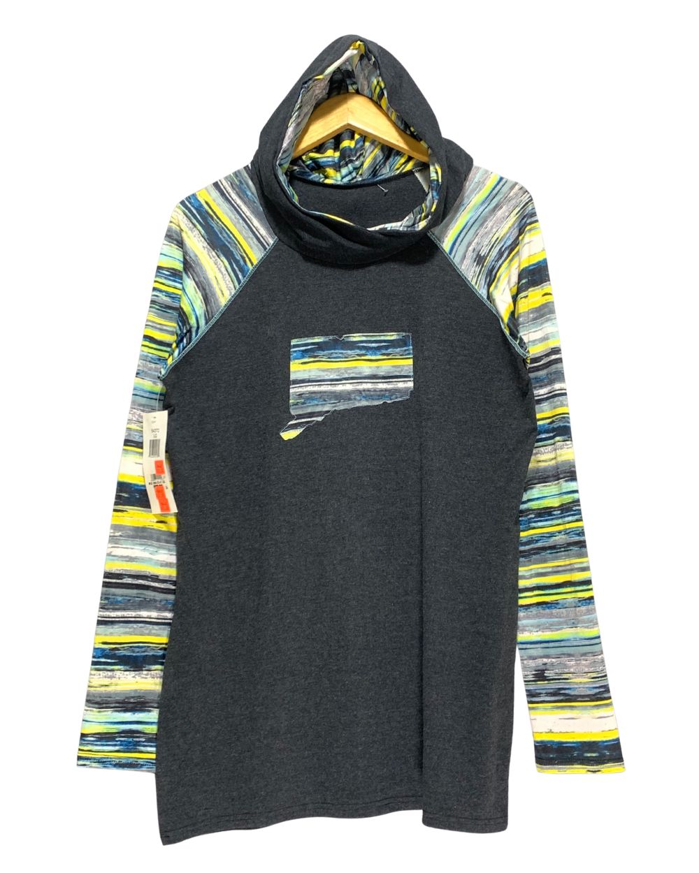 Thrift Queen Black Hoodie For Women L