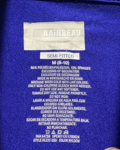 Rainbeau Blue Zipper For Women M