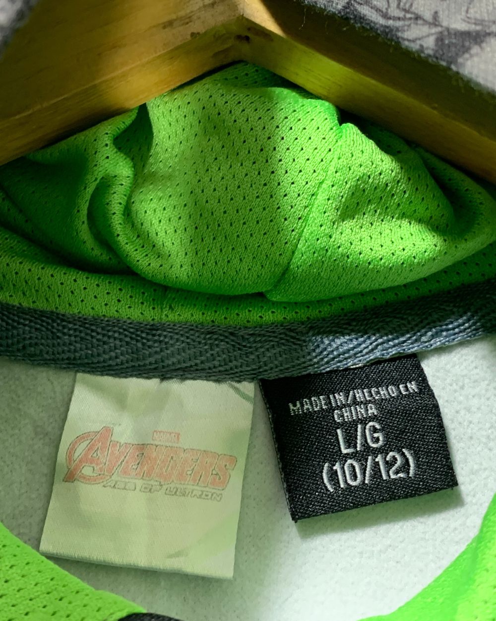 Avengers Gray Hoodie For Women 12 Years