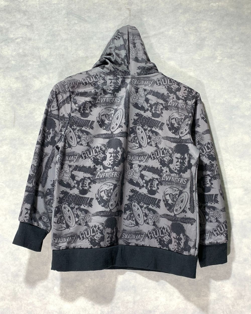 Avengers Gray Hoodie For Women 12 Years