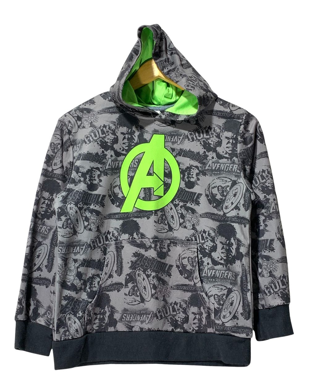 Avengers Gray Hoodie For Women 12 Years
