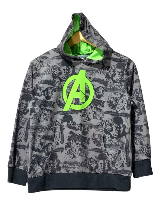 Avengers Gray Hoodie For Women 12 Years