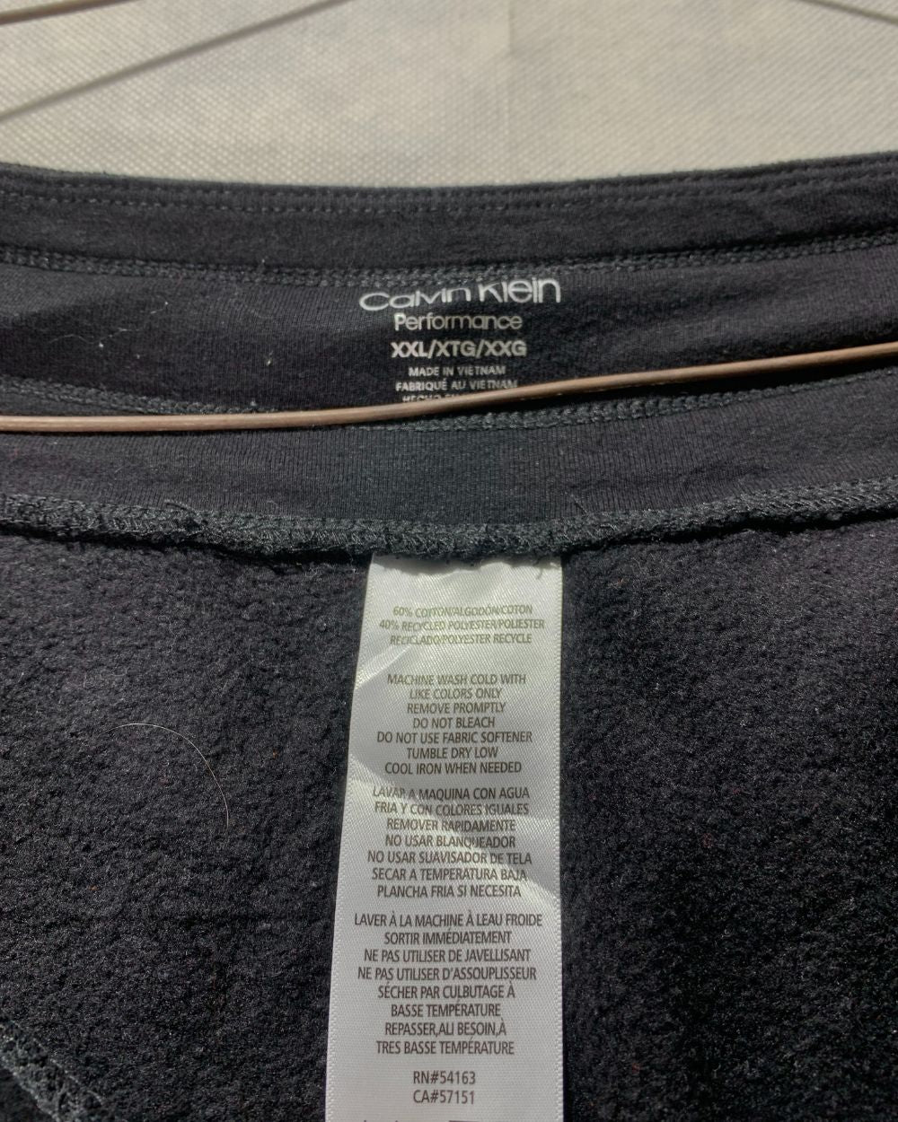 Calvin Klein Black Trousers For Woman XXL