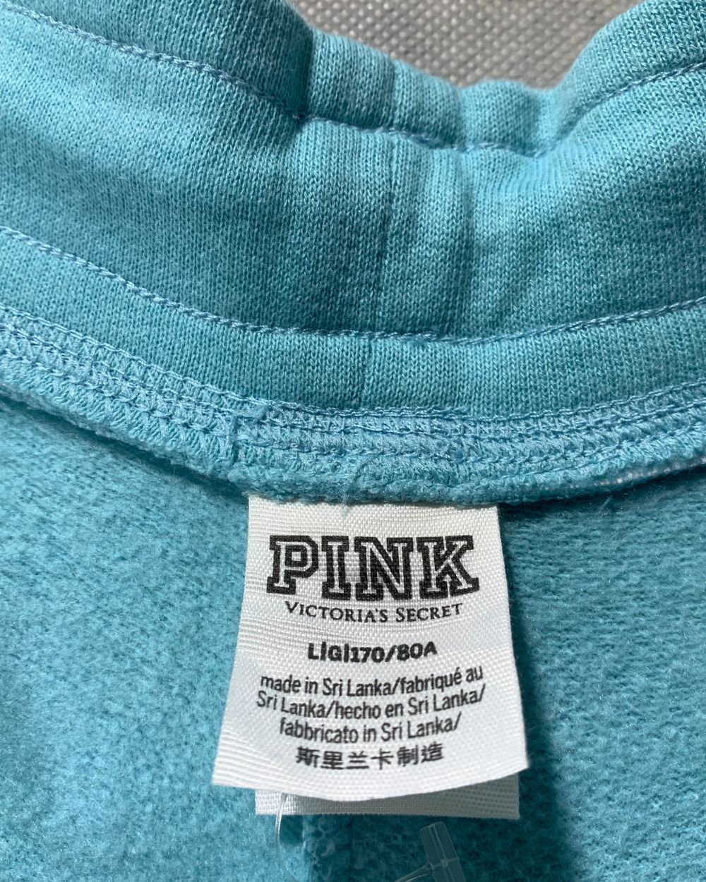 Pink Blue Trousers For Woman L