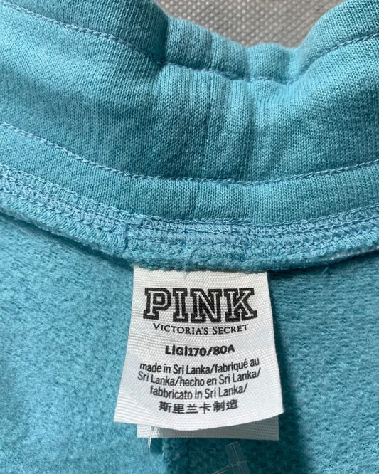 Pink Blue Trousers For Woman L