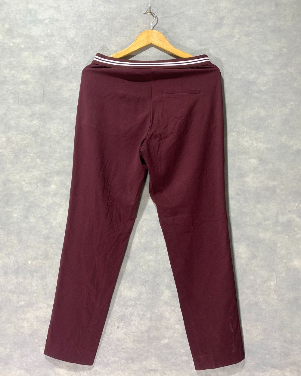 H&M Maroon Trousers For Woman M