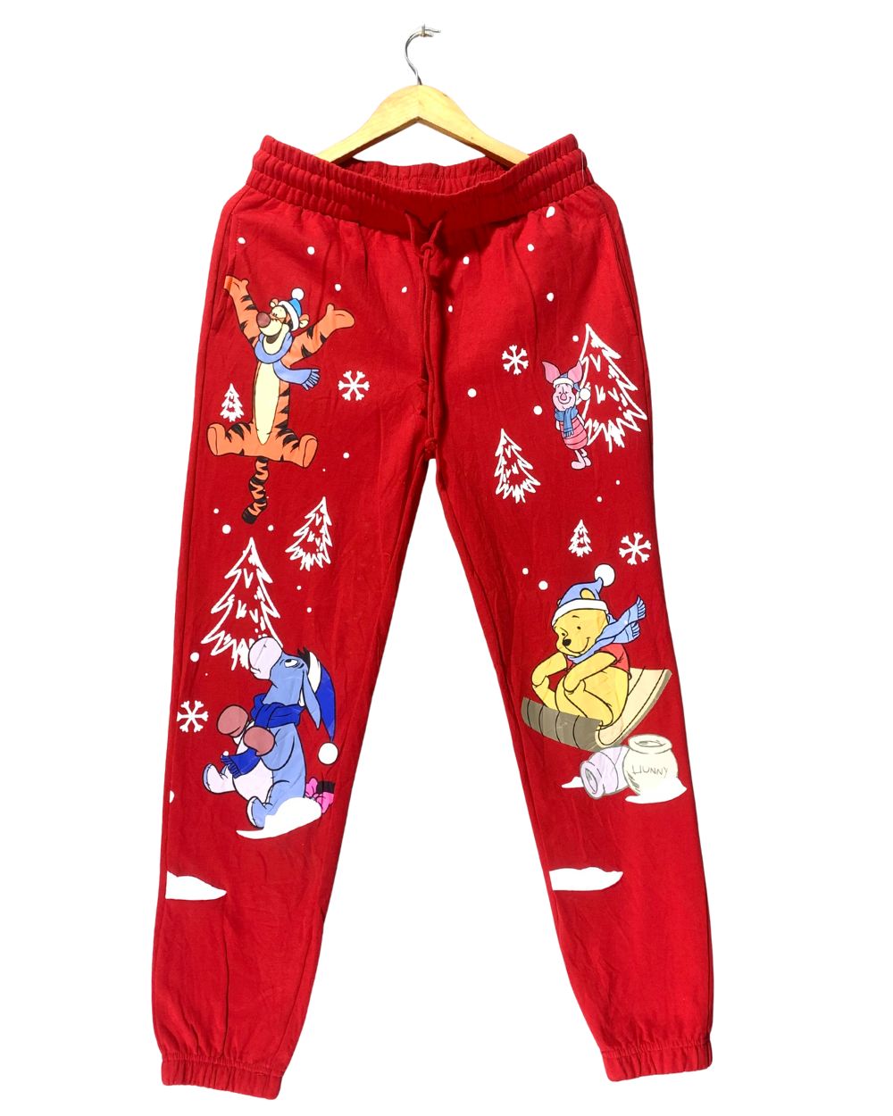 Winnie The Pooh Red Trousers For Woman L