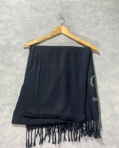 Thrift Queen Black Cape Shawl For Women