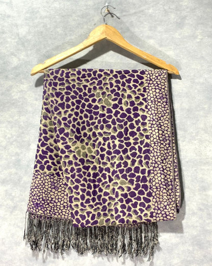 Chic Purple Cape Shawl For Women