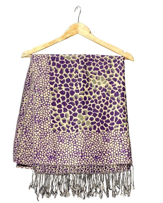 Chic Purple Cape Shawl For Women